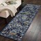 Homeroots 4 x 6 ft. Blue & Gold Jacobean Area Rug 395709 - alternate 2